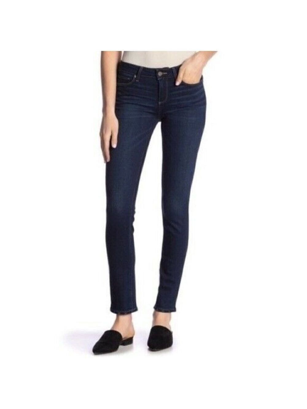 Paige Skyline Skinny Blue Jeans Size 26